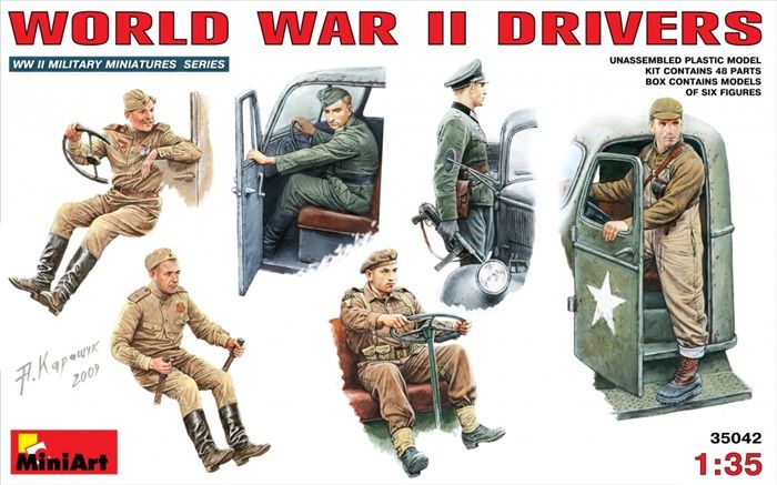 lagerWORLD WAR II DRIVERS, Mini-art