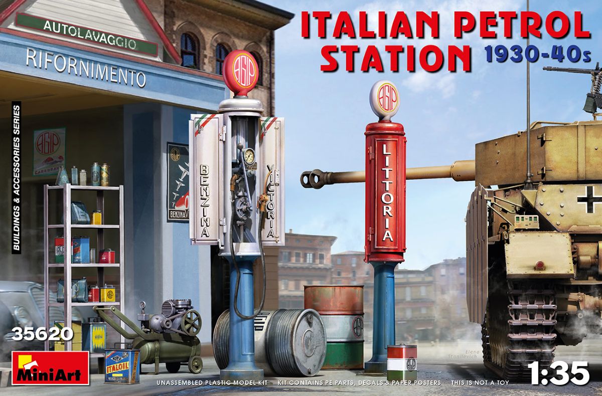 lagerItalian Petrol Station, Mini-art