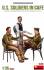 U.S. Soldiers in Cafe