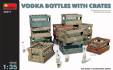 Vodka Bottles with Crates