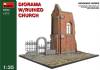 DIORAMA w/RUINED CHURCH
