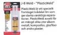 J-B Weld - PlasticWeld