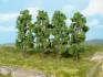 leafy trees 11 cm / 4 pc