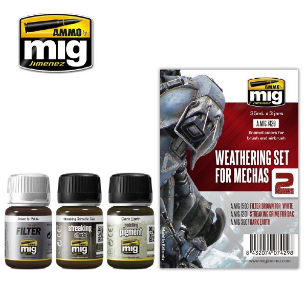 lagerWEATHERING SET FOR MECHAS, Ammo MIG