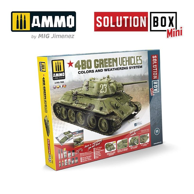 lagerSOLUTION BOX 4BO GREEN, Ammo MIG