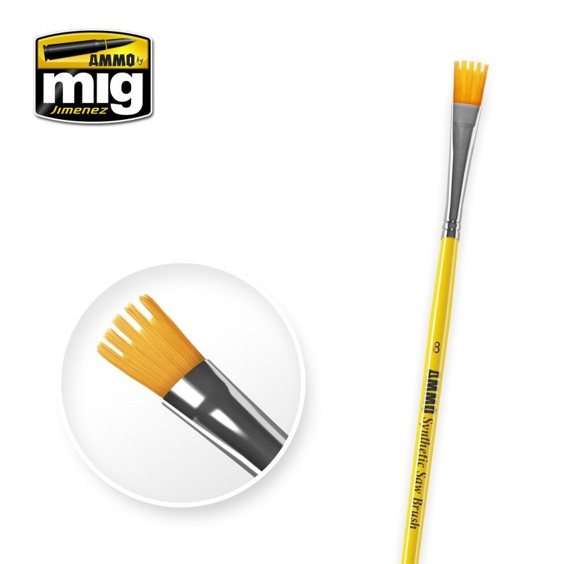 lager8 SYNTHETIC SAW BRUSH, Ammo MIG