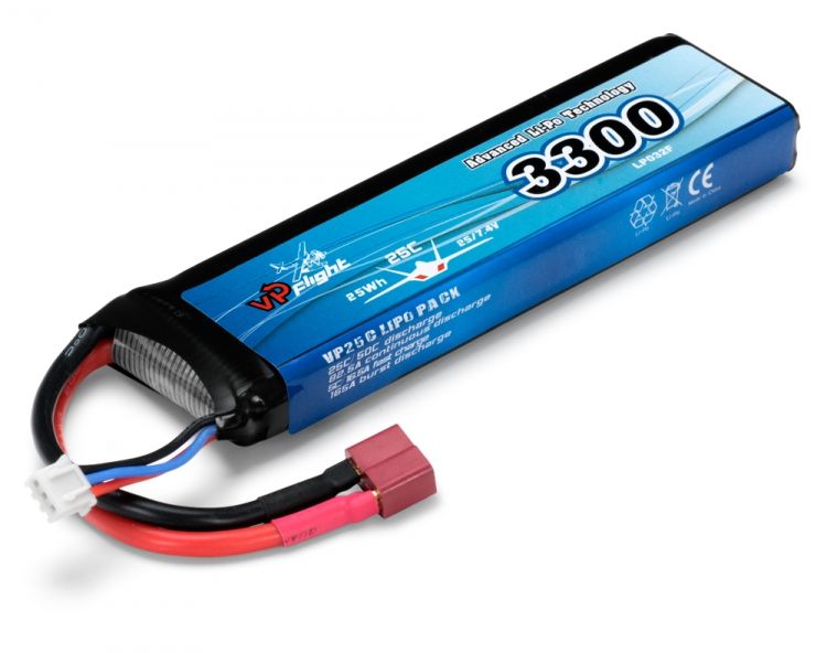 lagerLi-Po Batteri 2S 7,4V 330, Vapex