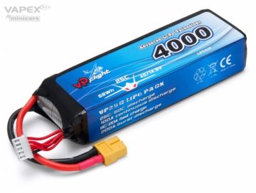 lageri-Po Batteri 4S 14,8V 400, Vapex