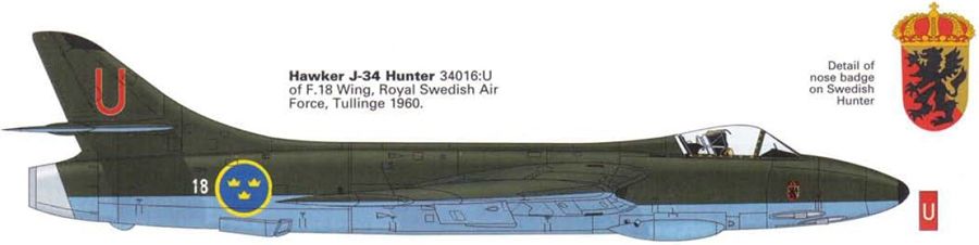lagerJ34 Hawker Hunter F6/FGA9, Plastbyggsatser