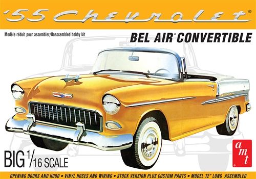 lager1/16 1955 Chevy Bel Air, Plastbyggsatser