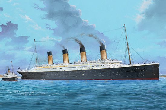 lager1/200 Titanic incl. Led , Plastbyggsatser