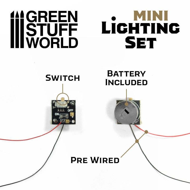 lagerLED Light Kit Mini Switch, Green stuff