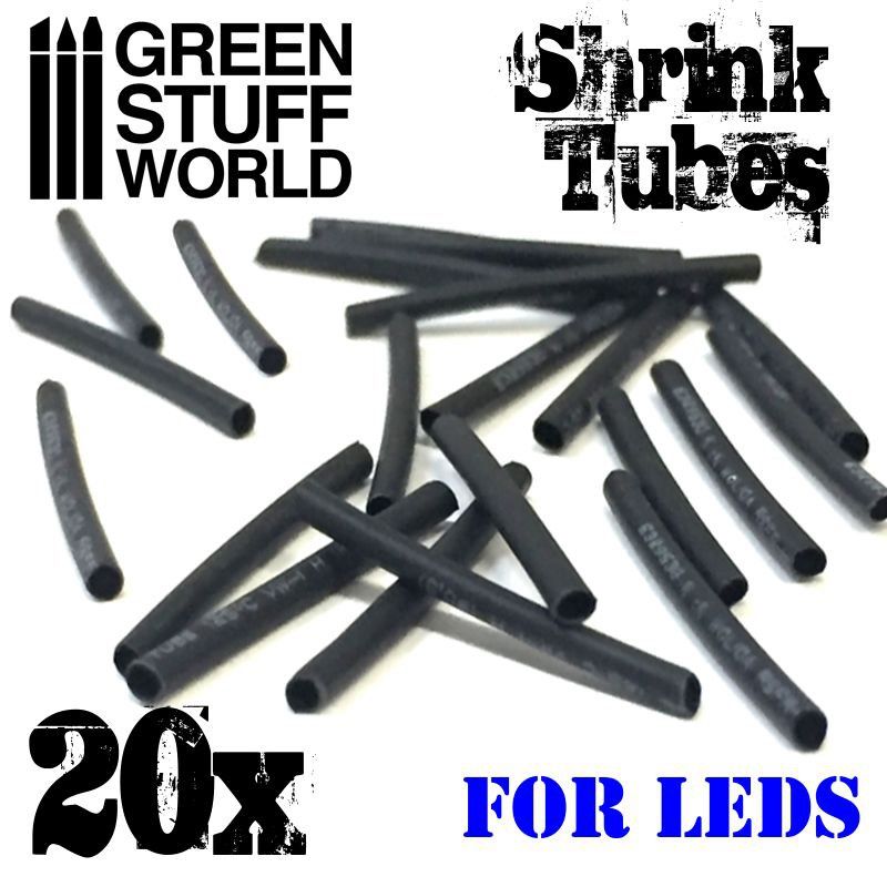 lagerShrink tubes for LED, Green stuff