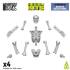 4-pack skelett 1/48