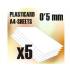 ABS Plasticard A4 0,5mm
