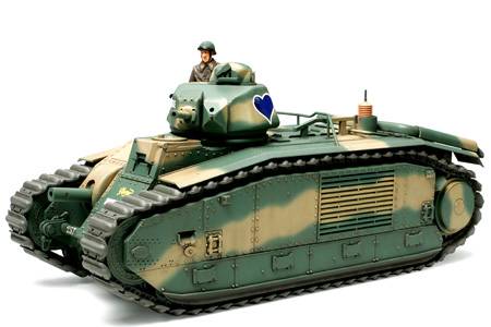lagerFrench battle tank B1 bis, Tamiya