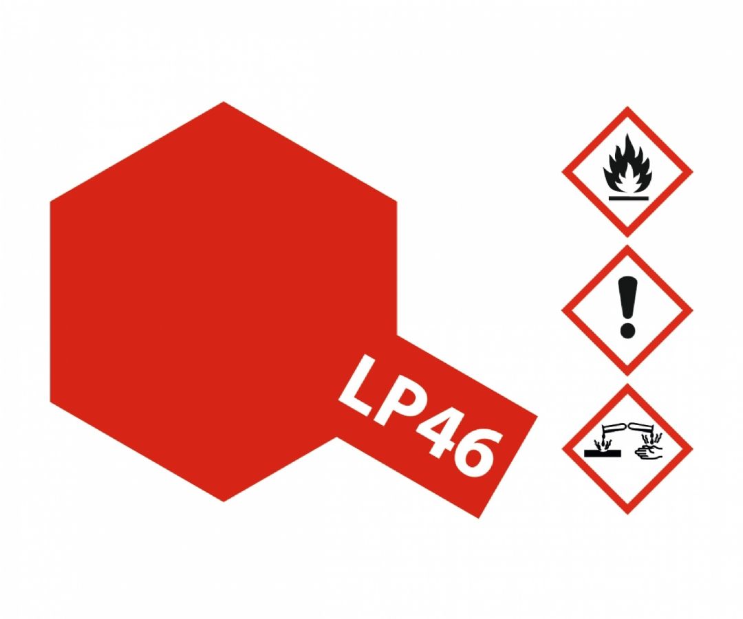 lagerLP-46 Ren Metallic Röd, Tamiya