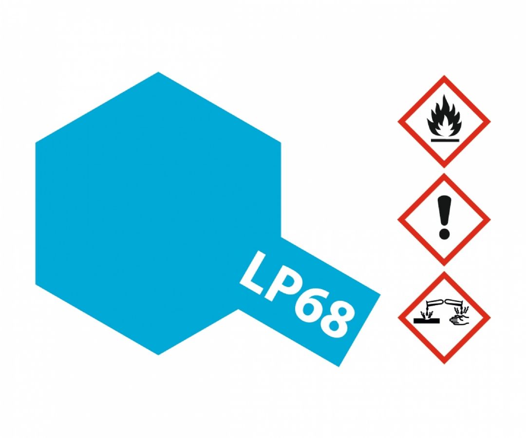 lagerLP-68 Transparent Blå, Tamiya