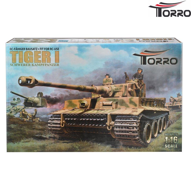 lager1/16 RC Tiger I Byggsats, Rc-tanks