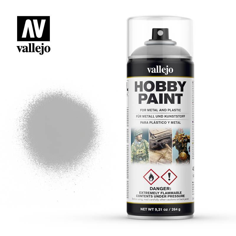 lagerGrå Primer spray 400ml, Vallejo